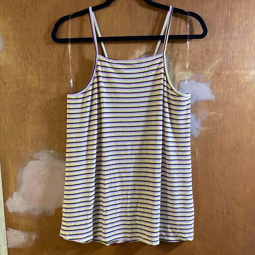 High neck tank tops